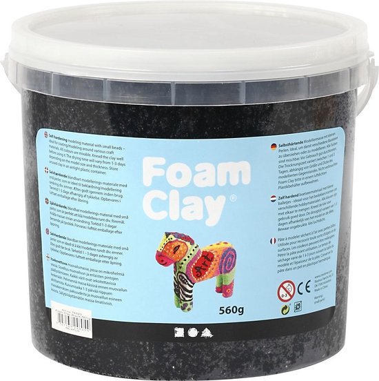 Foam Clay®, 560 gr, zwart