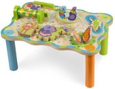 Multi activiteitentafel Jungle-Activity-center-houten speelgoed