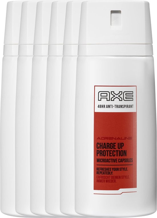AXE Adrenaline AntiTranspirant Deodorant 6 x 150 ml