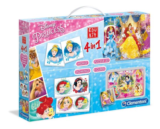 Clementoni - Edukit 4 in 1 - Disney Nieuw Princess - Educatief spel ...
