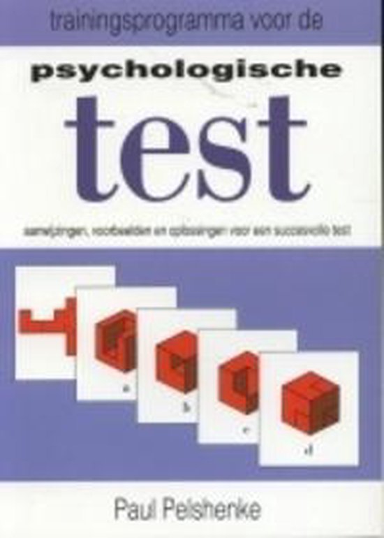 Trainingsprogramma Psychologische Test - cover