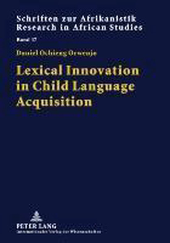 Lexical Innovation in Child Language Acquisition - cover