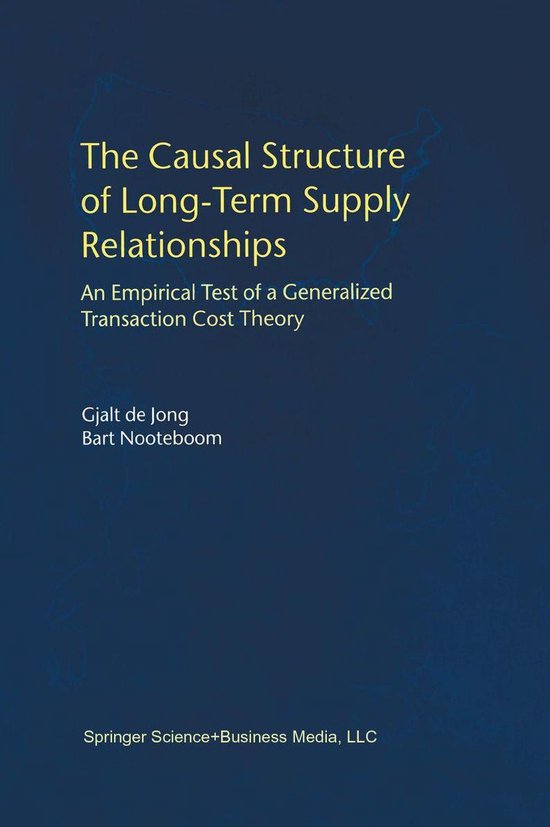 The Causal Structure of Long-Term Supply Relationships - cover