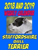 2018 and 2019 Weekly Calendar Staffordshire Bull Terrier