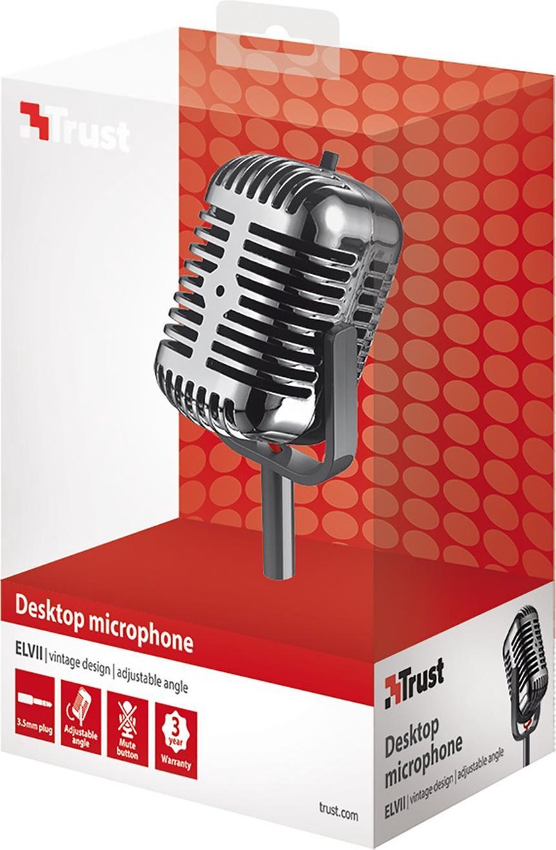 Trust Elvii - Desktop Microfoon | bol.com