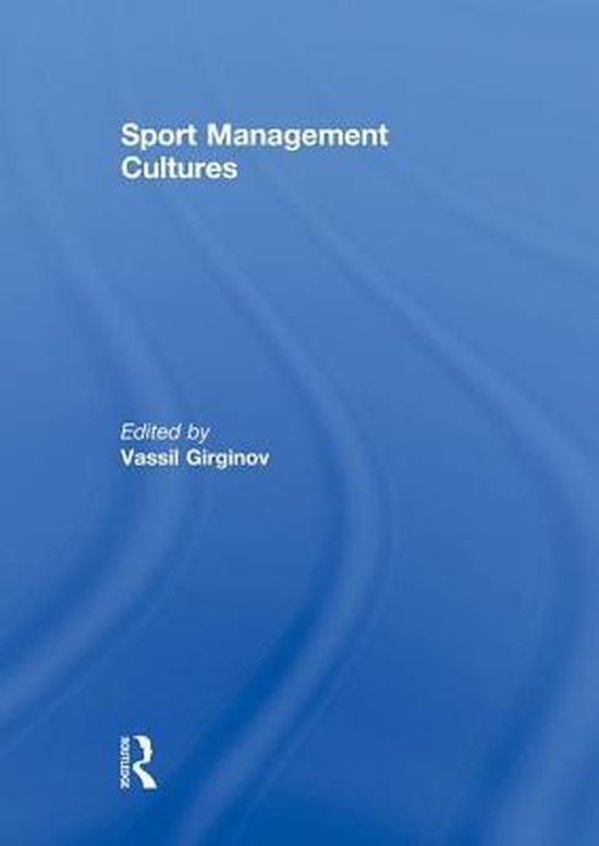 Sport Management Cultures 9780415754873 Boeken bol