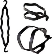 Haar style hulpstuk - Maak de perfecte haarknot - Styling tool haarclip easy knotje donut bun knot maker