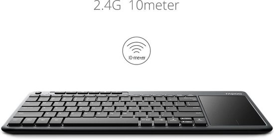Rapoo K2600 draadloos toetsenbord touchpad multimedia TV PC Rapoo K2600 draadloos toetsenbord touchpad multimedia TV PC