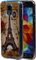 Eiffeltoren TPU Cover Case voor Samsung Galaxy S5 Cover