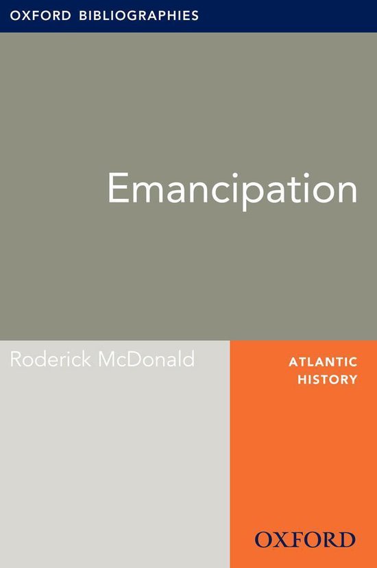 Oxford Bibliographies Online Research Guides Emancipation Oxford