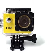 Sport HD 1080P Action Cam – Waterdichte Behuizing – Geel