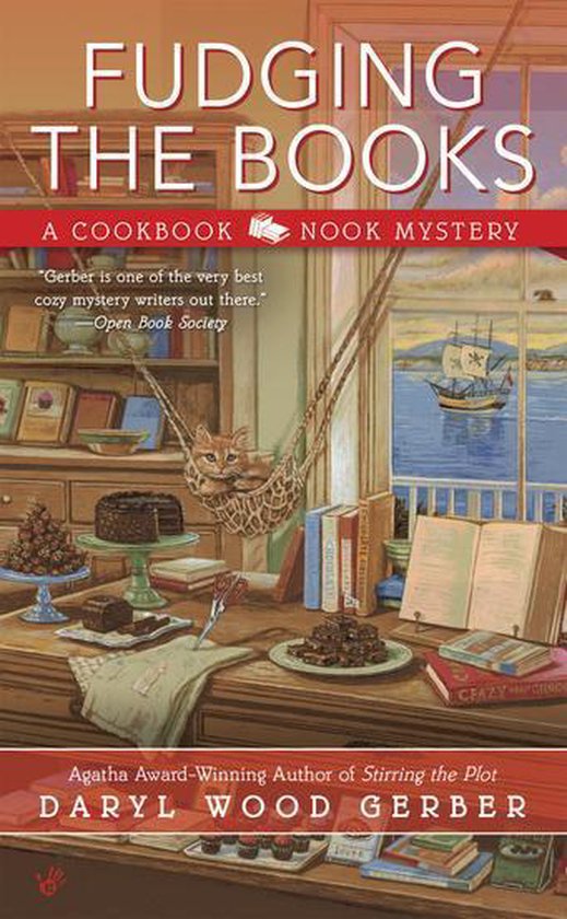 A Cookbook Nook Mystery 4 - Fudging the Books - cover