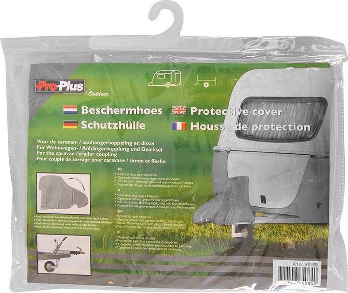 ProPlus Capot Timon Caravane - Protection Intempéries, Matériau Durable, Avec Sac De Rangement