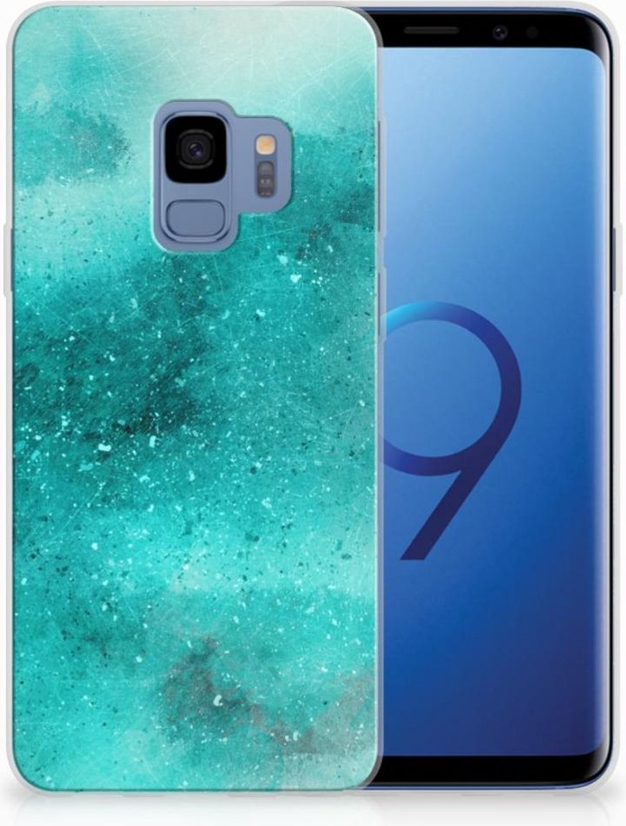 Hoesje maken Samsung Galaxy S9 Painting Blue