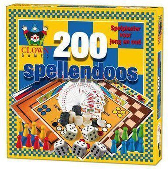 Boek: Clown Spellendoos 200 Dlg., geschreven door raindroptime.com