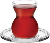 Pasabahce Etnik -  Turkse Theeglazen - 12 Delig - 140 ml