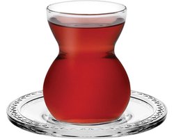 foto van Pasabahce - Etnik Turkse theeglazen set 12 delig