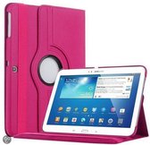 Samsung Galaxy Tab 4 10.1 T530 Tablet Case met 360° draaistand cover hoes kleur Pink / Roze