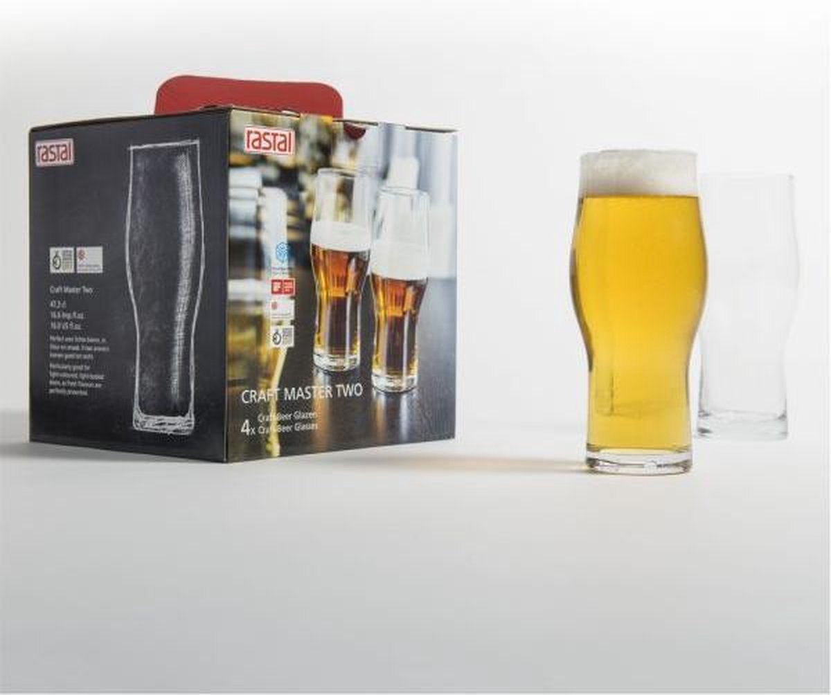 4 Craft Master Two - speciaalbier glazen - bierglazen