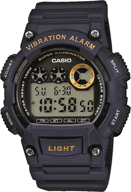 Casio W-735H-2AVEF - Horloge - 47 mm - Kunststof - Blauw | bol.com