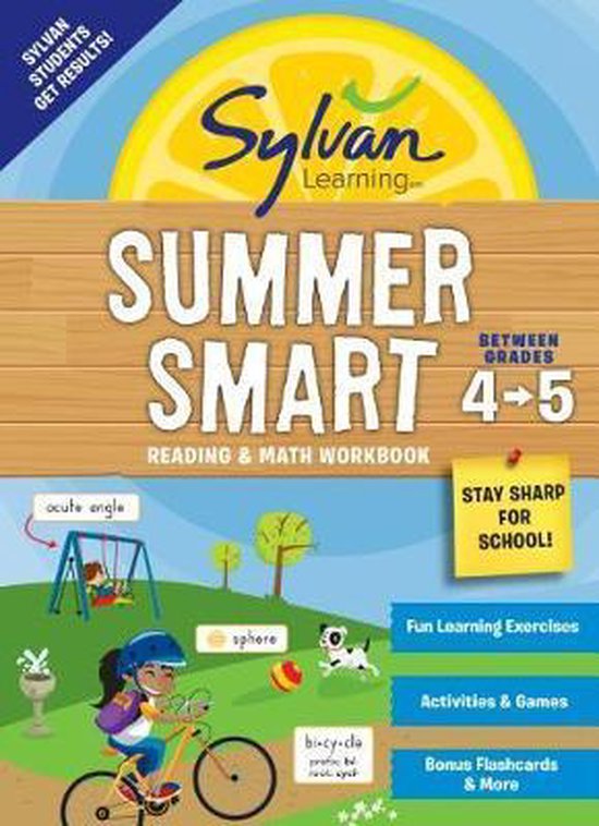 Sylvan Summer Smart Workbook: Between Grades 4 & 5 - cover