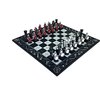 Afbeelding van het spelletje Luxe schaakset - Handbeschilderde Kruisvaarders schaakstukken + bijpassend schaakbord - 45 x 45 cm