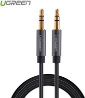1.5 Meter 3.5mm male to male Audio Jack cable Silver-Black