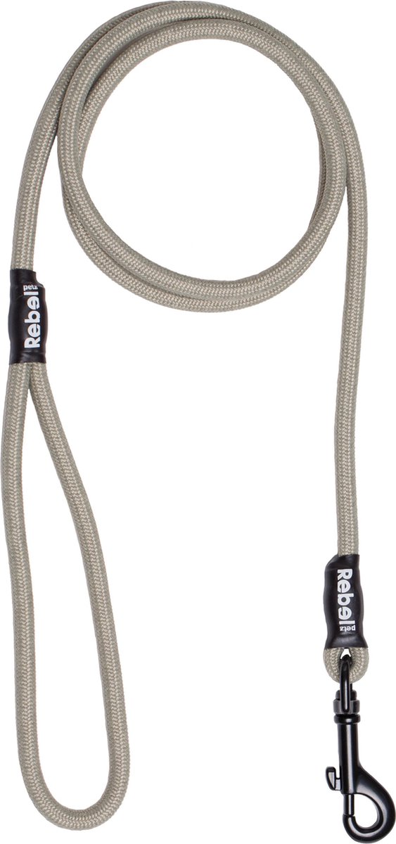 Bol.com Rebel Petz Hondenriem - Taupe - S - 8mm x 140cm aanbieding