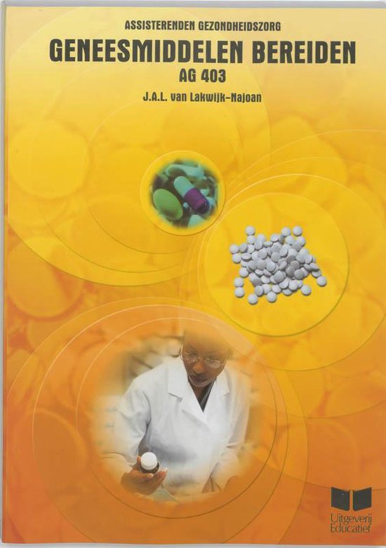 Assisterenden gezondheidszorg 403 - Geneesmiddelen bereiden - cover