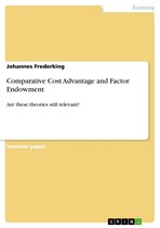 Comparative Cost Advantage and Factor Endowment