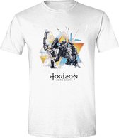 Horizon: Zero Dawn - Enemy Stance Men T-Shirt - Wit - Maat XXL