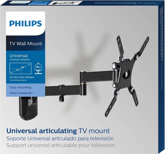 Philips TV Muurbeugel SQM9222/00 - Universele TV Beugel Draaibaar en  Kantelbaar - voor... | bol.com