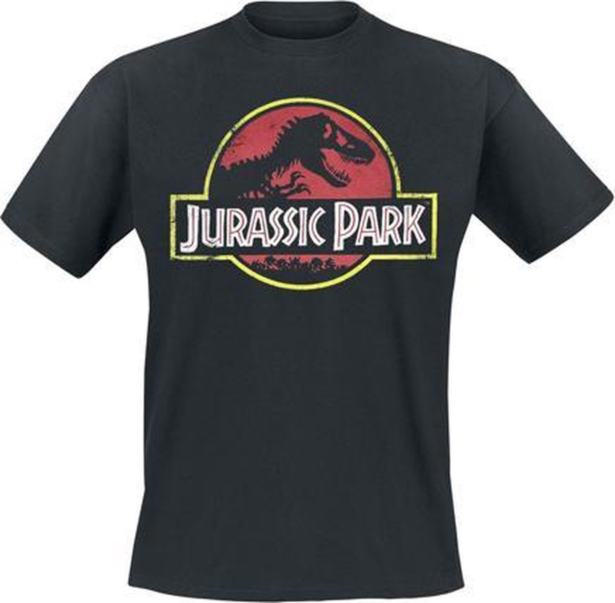 Jurassic Park Classic Logo Jurassic Park Jongens T-shirt Maat 7/8 jaar