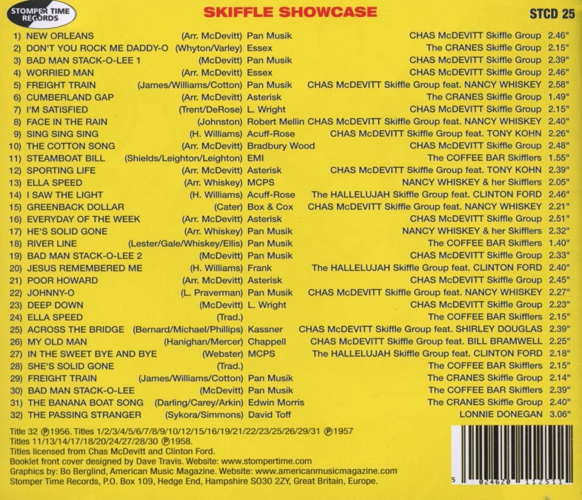 Skiffle Showcase, various artists CD (album) Muziek