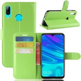 Book Case - Huawei Y7 (2019) Hoesje - Groen