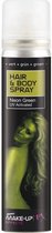 Haar en lichaam spray UV groen 75 ml