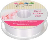 FunCakes Hobbylint / Taartlint Wit 25mm