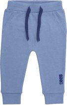 BiNKi - Blauw broekje met zachte prints - maat  86/92