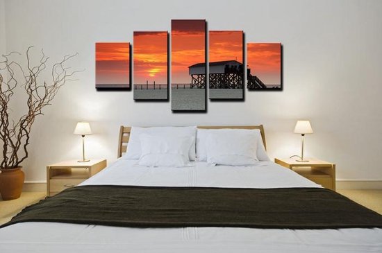 Canvas Schilderijen (Wanddecoratie woonkamer / slaapkamer) - Schilderij  Baywatch - 160... | bol.com