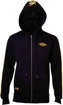 Fallout 76 - Vault-Tec heren hoodie vest met capuchon zwart - S