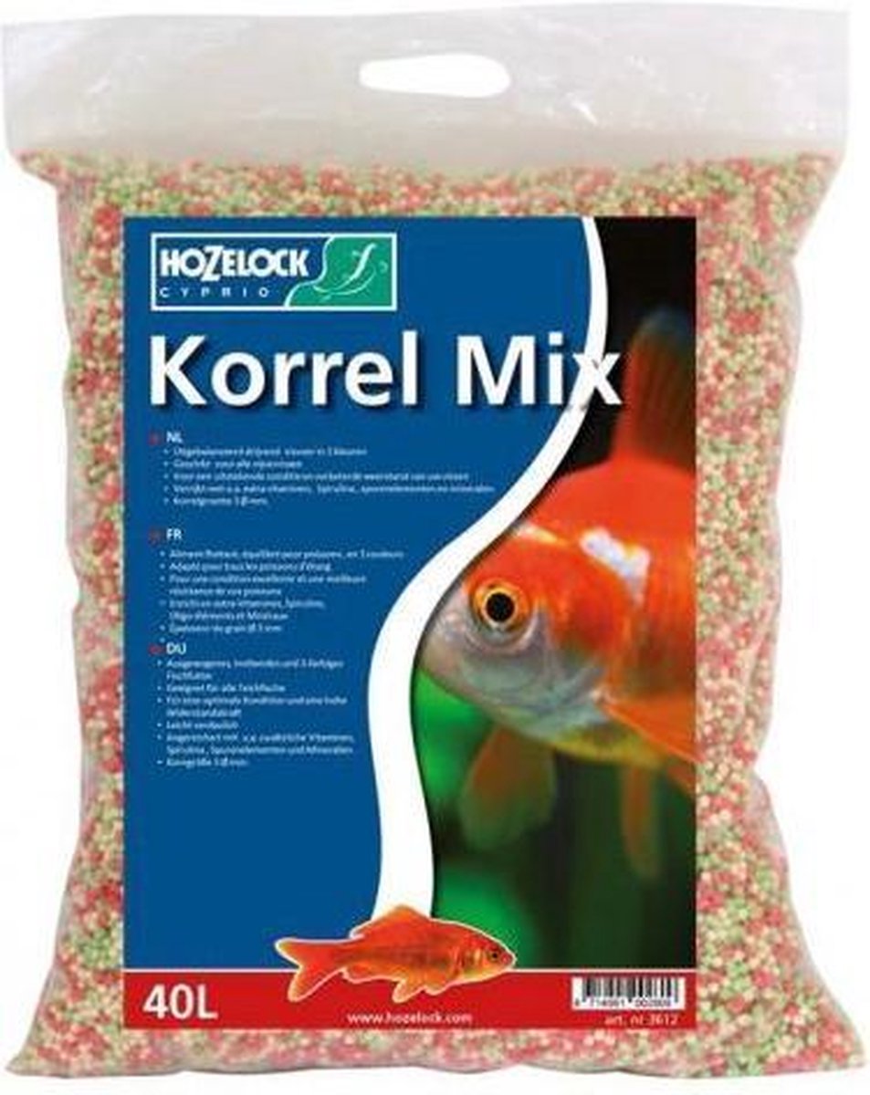 Hozelock visvoer korrels - vijverkorrel 40 liter