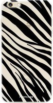 iPhone 6 Plus hoesje TPU Soft Case - Back Cover - Zebra print