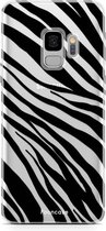 Samsung Galaxy S9 hoesje TPU Soft Case - Back Cover - Zebra print