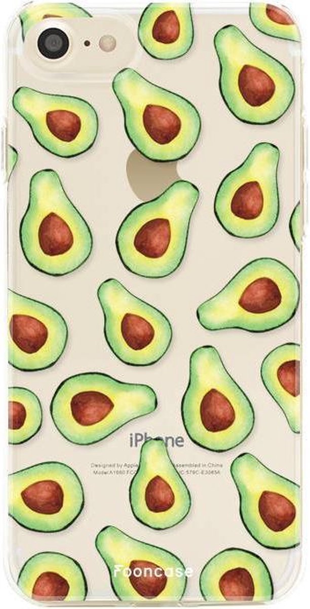 iPhone 8 hoesje TPU Soft Case - Back Cover - Avocado