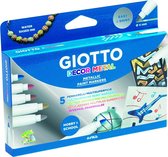 Giotto Box Of 5 Metal Fibre Pen