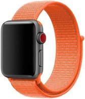 KELERINO. Sport Loop bandje geschikt voor Apple Watch 42/44/45 mm - Oranje