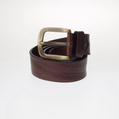 Klassieke Heren Riem – Bruin – 90cm / 4cm - Sluis Leder Classico