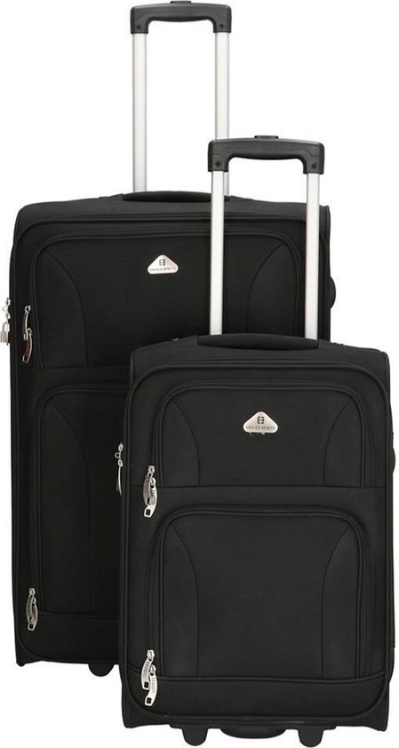 Benetti Kofferset - Koffer Zwart Koffer Handbagage | bol.com