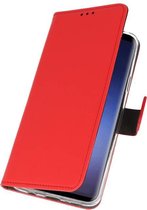 Wallet Cases Hoesje voor Galaxy S9 Plus Rood