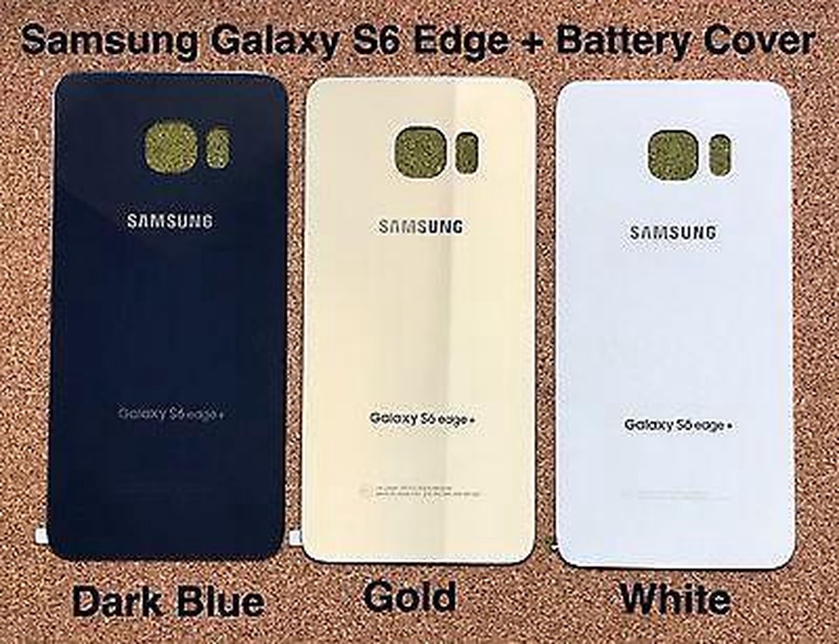 Battery Cover voor Samsung Galaxy S6 Edge Plus G928F - Black | bol.com